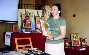 Icone di Nadia Lavrova esposte nella cappella S.Anastasia del castello di Lerici dal 28 al 31 maggio